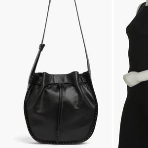 BRAND NEW Rebecca Minkoff Nanine Leather Drawstring Shoulder Bag